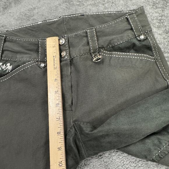 Blakely Full Seat Breeches Gray Size Womens 28 JPC Equestrian Suede Seat - Picture 6 of 12